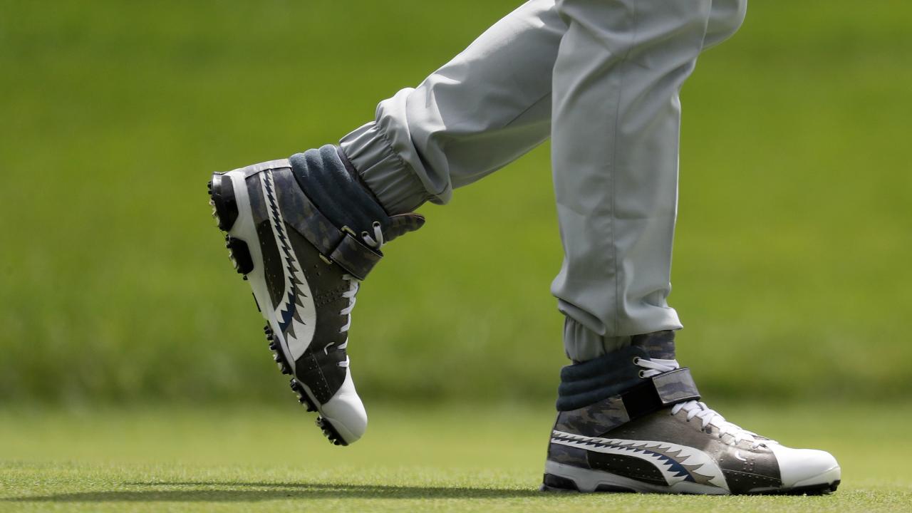 The story behind Rickie Fowler's crazycool camo high tops This is